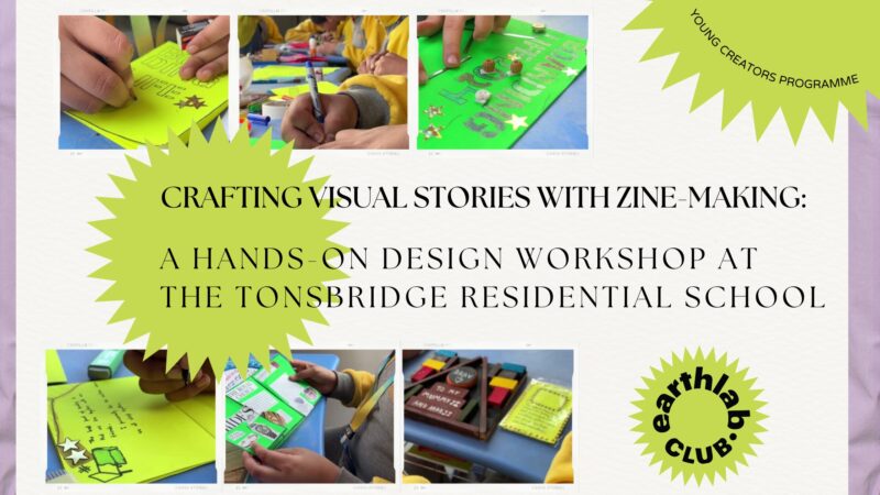 Hands-on Zine Making Design Workshop at TonsBridge School